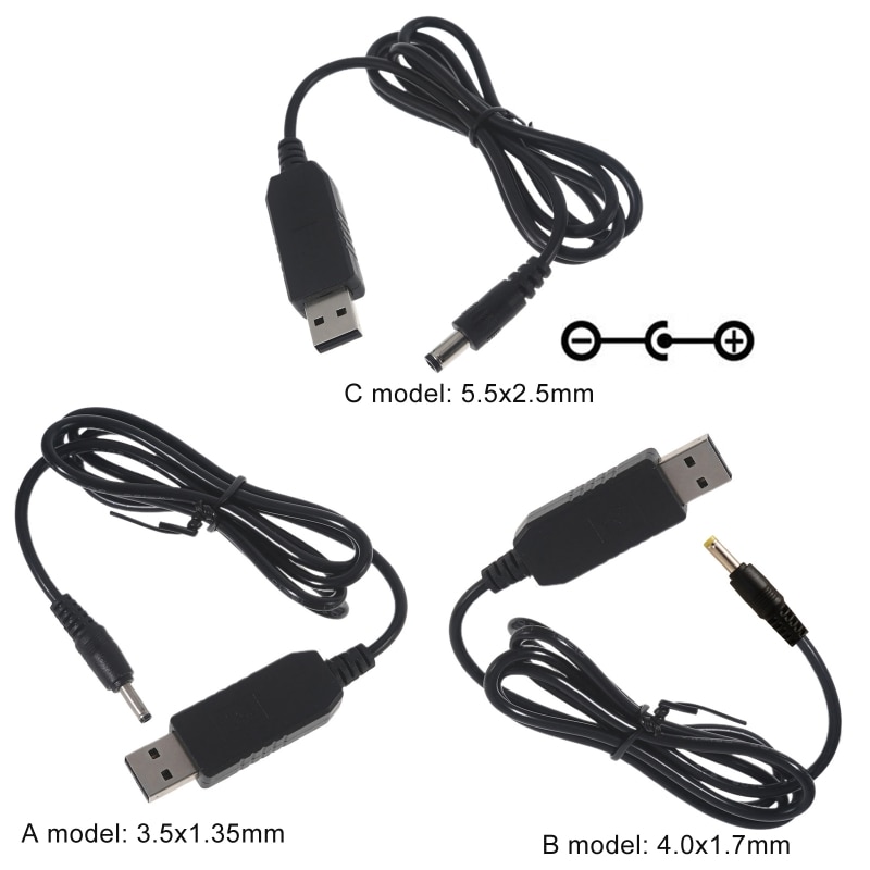 QC3.0 USB 3.5/4.4/5.5mm 12V 1.5A     ..